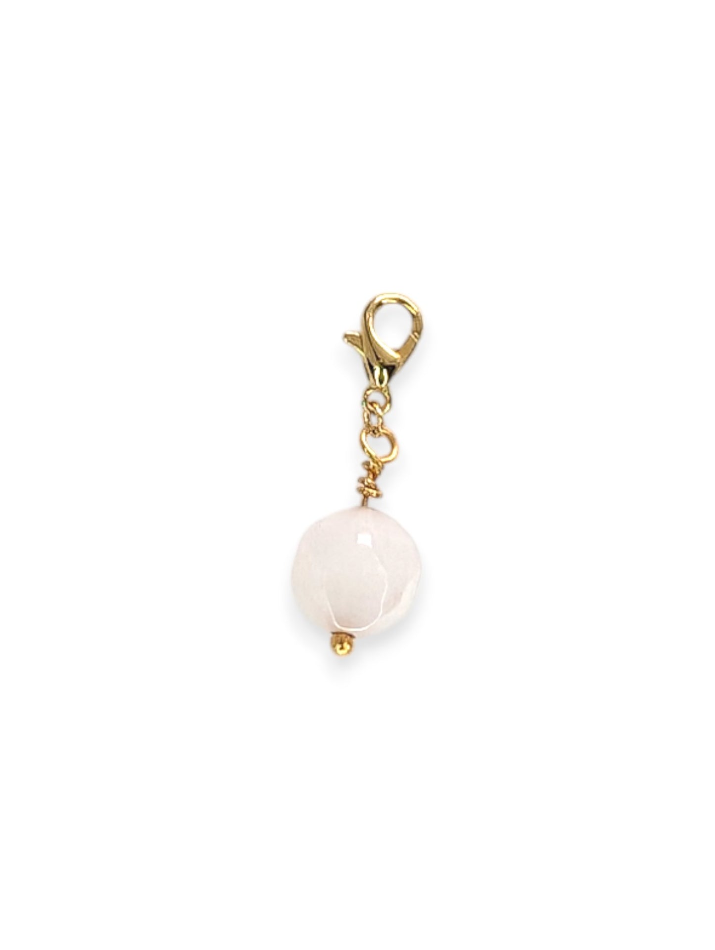 Rose Quartz Bead Charm
