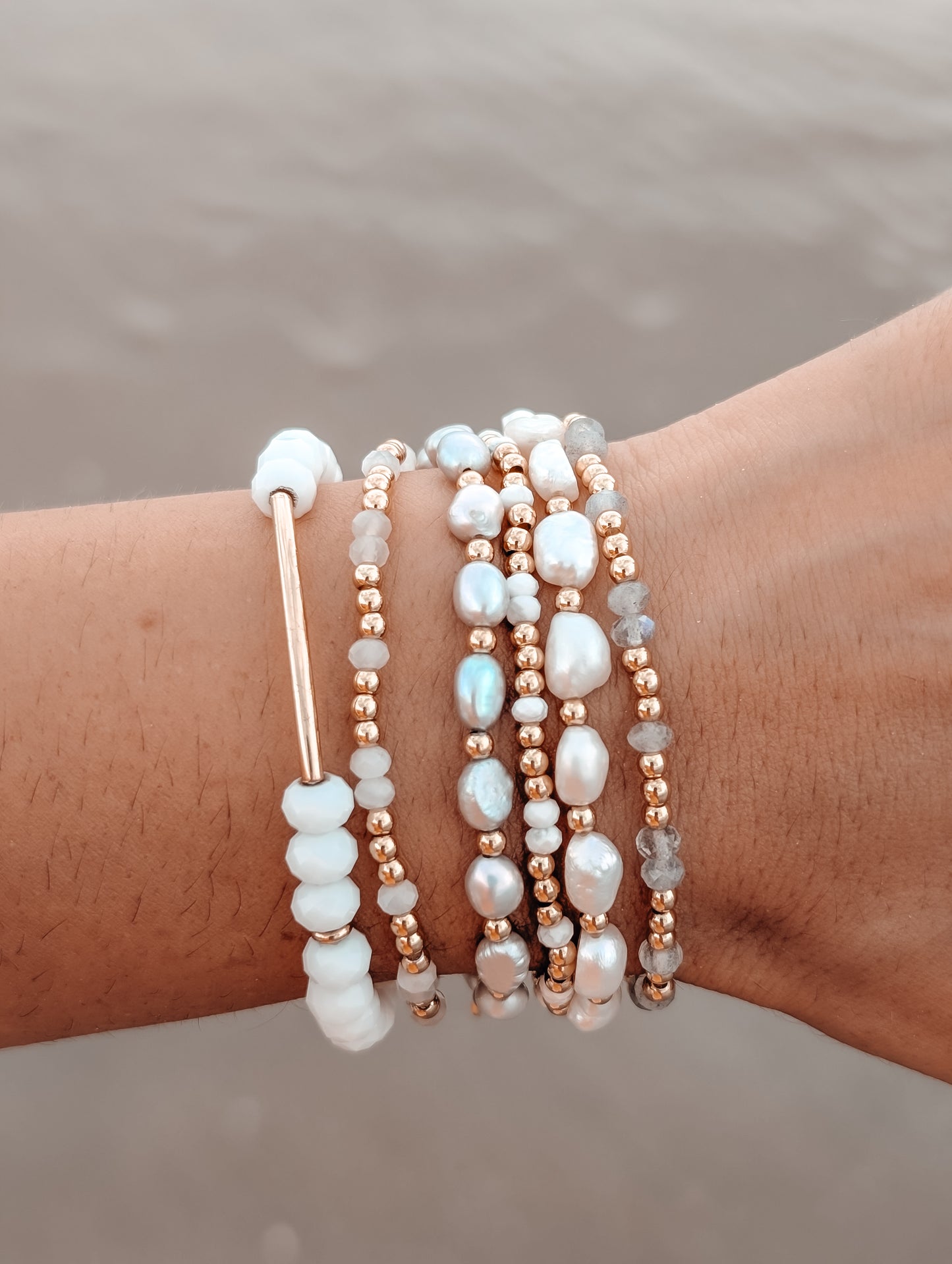 Howlite Coastal Gems Bracelet