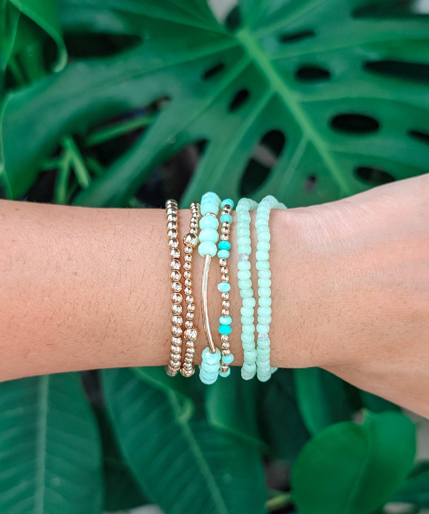 Chrysoprase Coastal Gems Bracelet