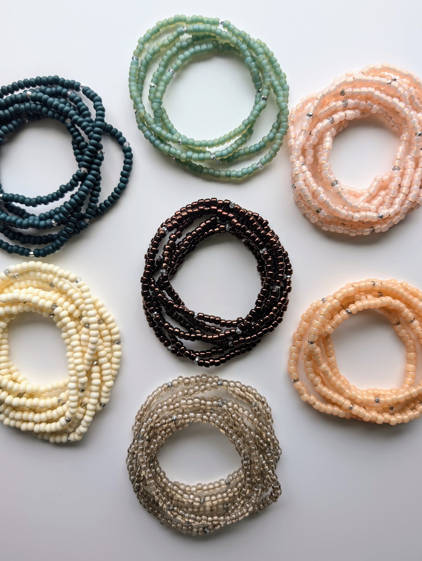 Hunter green Sparkle Stacker Bracelet