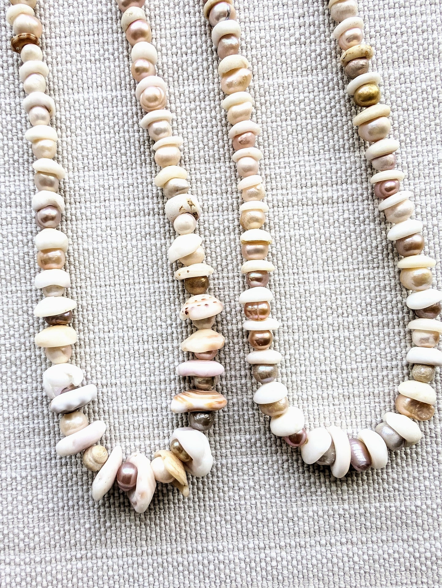 Hawaiian Puka Pearl Necklace