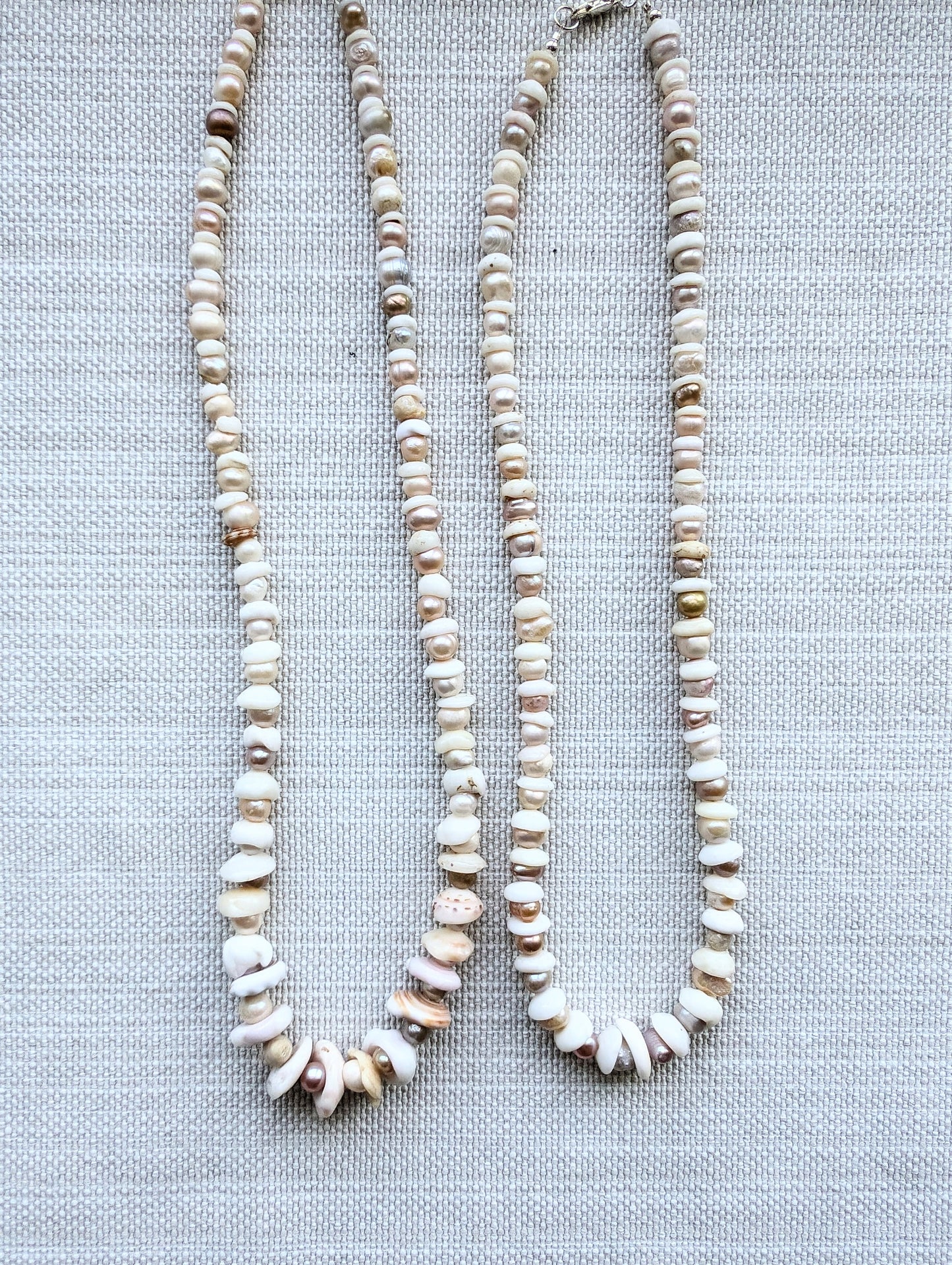 Hawaiian Puka Pearl Necklace