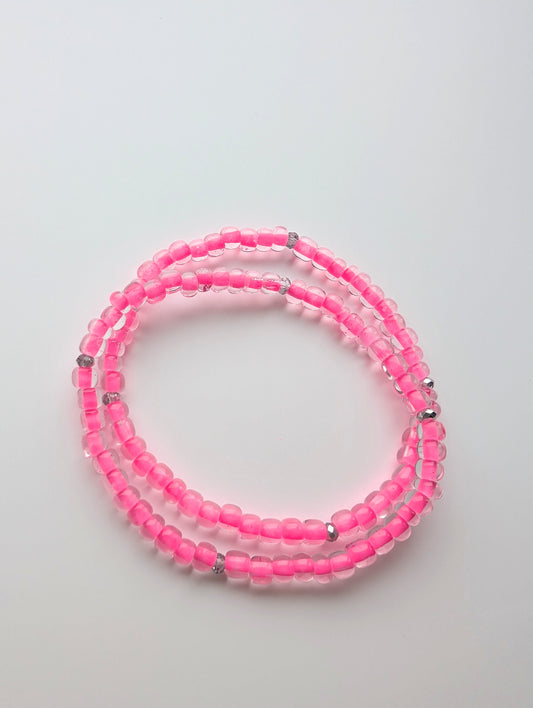 PINK-MAS Sparkle Stacker Bracelet