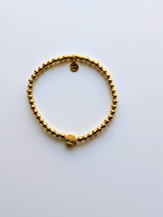 Gold Shell Bracelet