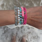 Cappa Creations Tropical bohemian jewelry inspired by the ocean and made with aloha, featuring our customizable beachy bracelets stacks