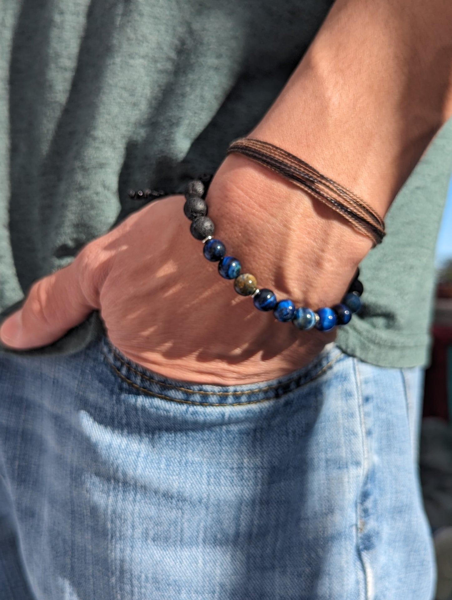 Men's Soccer Diffuser Bracelet