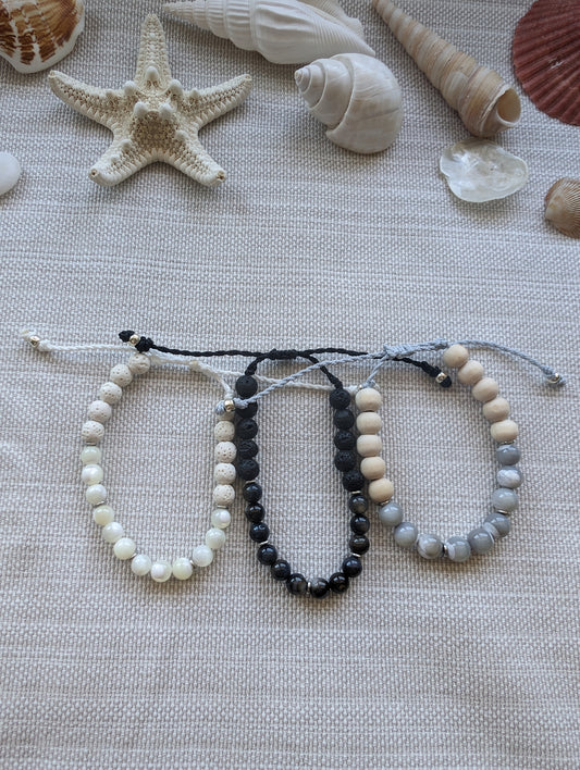 Mother of pearl Diffuser Bracelet