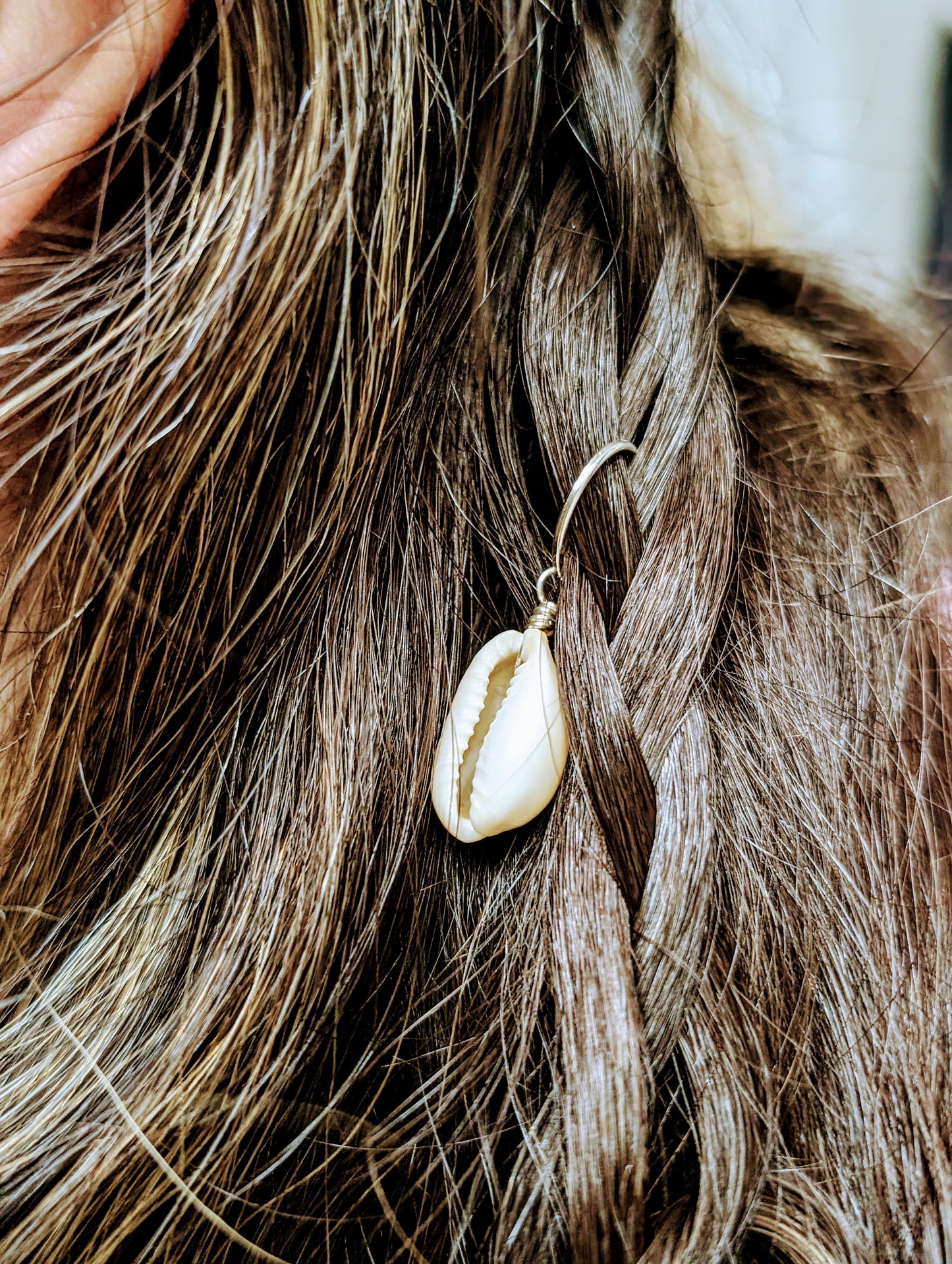 Cowrie Shell Hair Charms