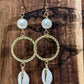 Seaside Shimmer Pearl Earrings