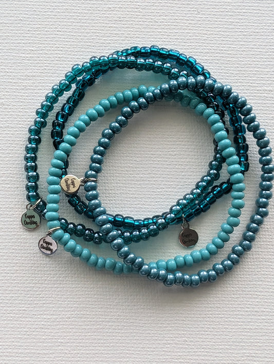 Each Cappa Creations stack features 4 color-coordinated Bracelets, making it easy to mix and match to create your own unique look. Simple yet versatile, these stacks are perfect for any occasion. Express your personality and elevate your outfit with an array of vibrant color choices!