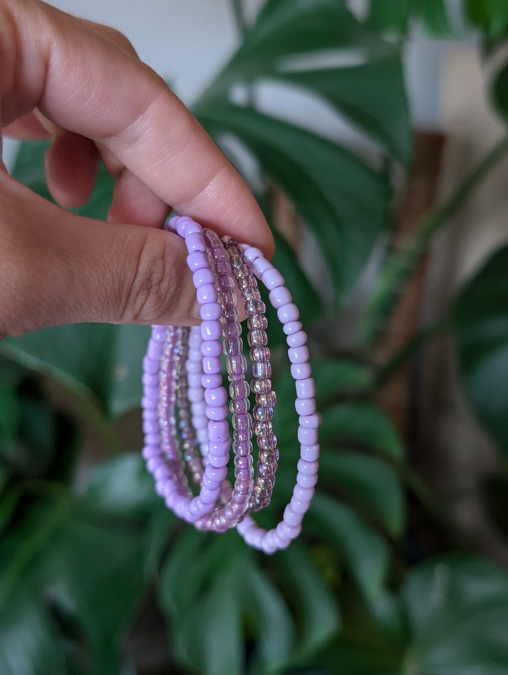 Each Cappa Creations stack features 4 color-coordinated Bracelets, making it easy to mix and match to create your own unique look. Simple yet versatile, these stacks are perfect for any occasion. Express your personality and elevate your outfit with an array of vibrant color choices! lavender mix