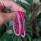 Each Cappa Creations stack features 4 color-coordinated Bracelets, making it easy to mix and match to create your own unique look. Simple yet versatile, these stacks are perfect for any occasion. Express your personality and elevate your outfit with an array of vibrant color choices! hot pink mix