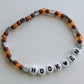 Texas long horns game day support bracelet