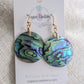 Abalone Shell Earrings – 18k Gold Plated