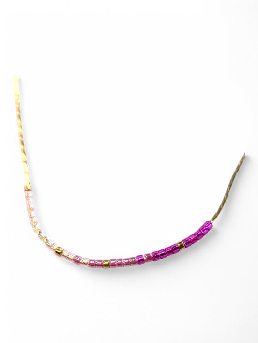 Fuscia Ombre Necklace