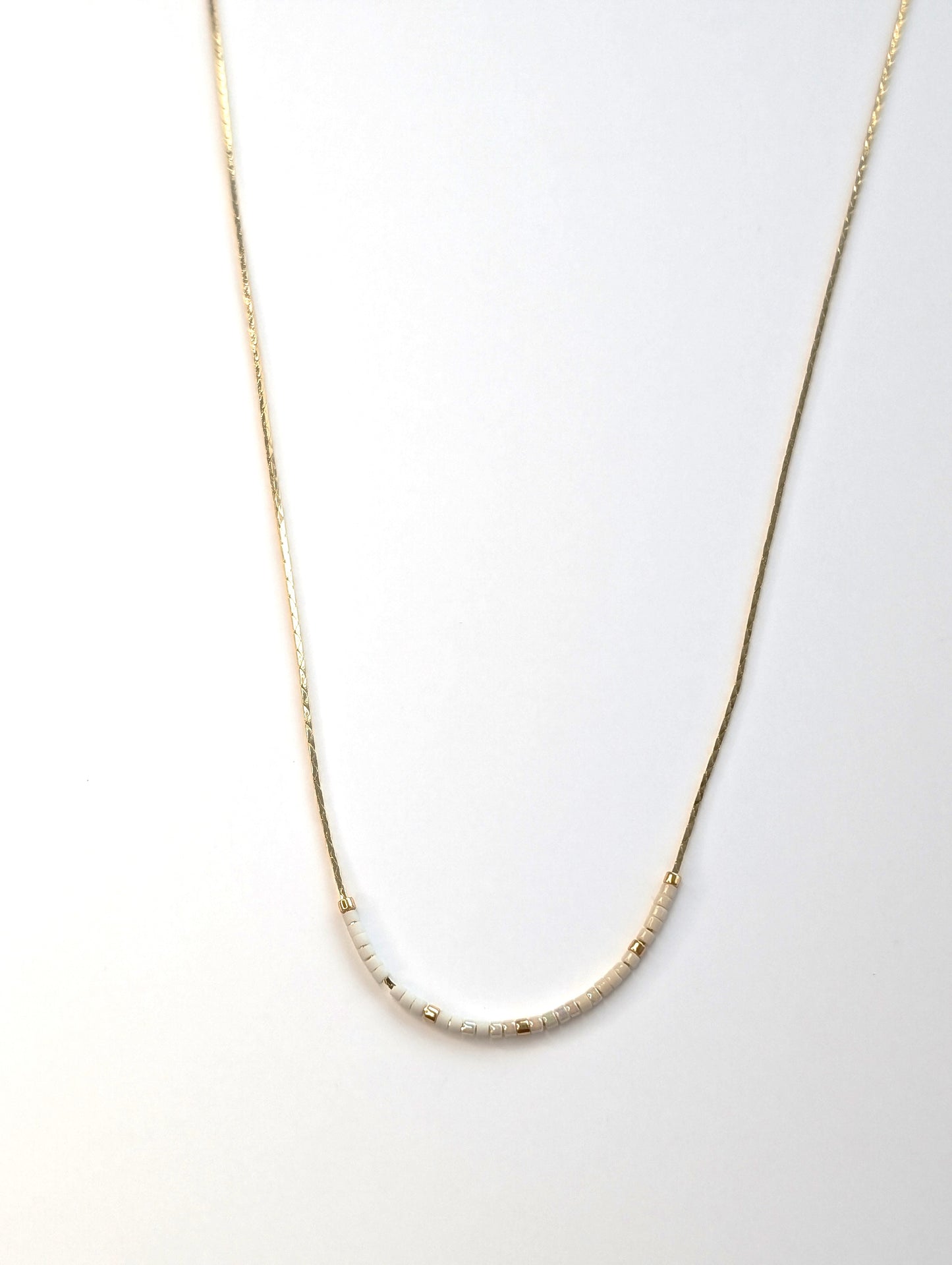 Cream Ombre Necklace