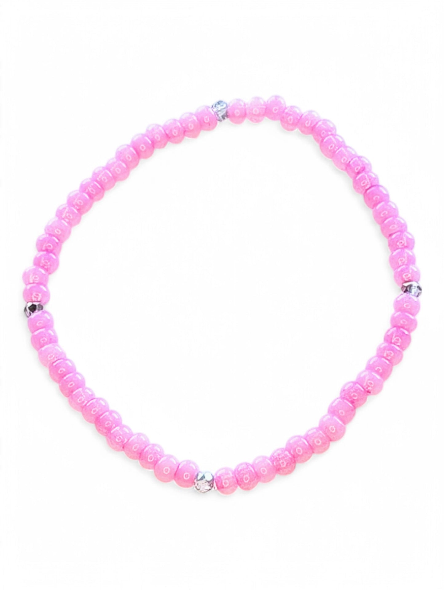 Opal Pink Galantine Sparkle Stacker Bracelet