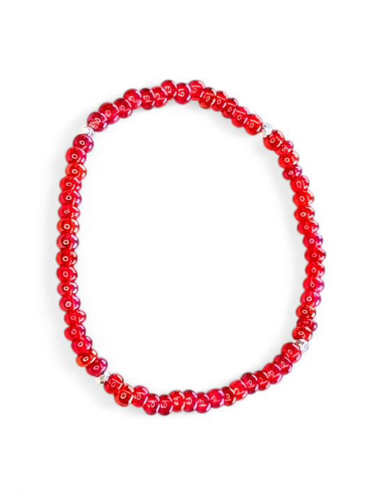 Rainbow Ruby Galantine Sparkle Stacker Bracelet