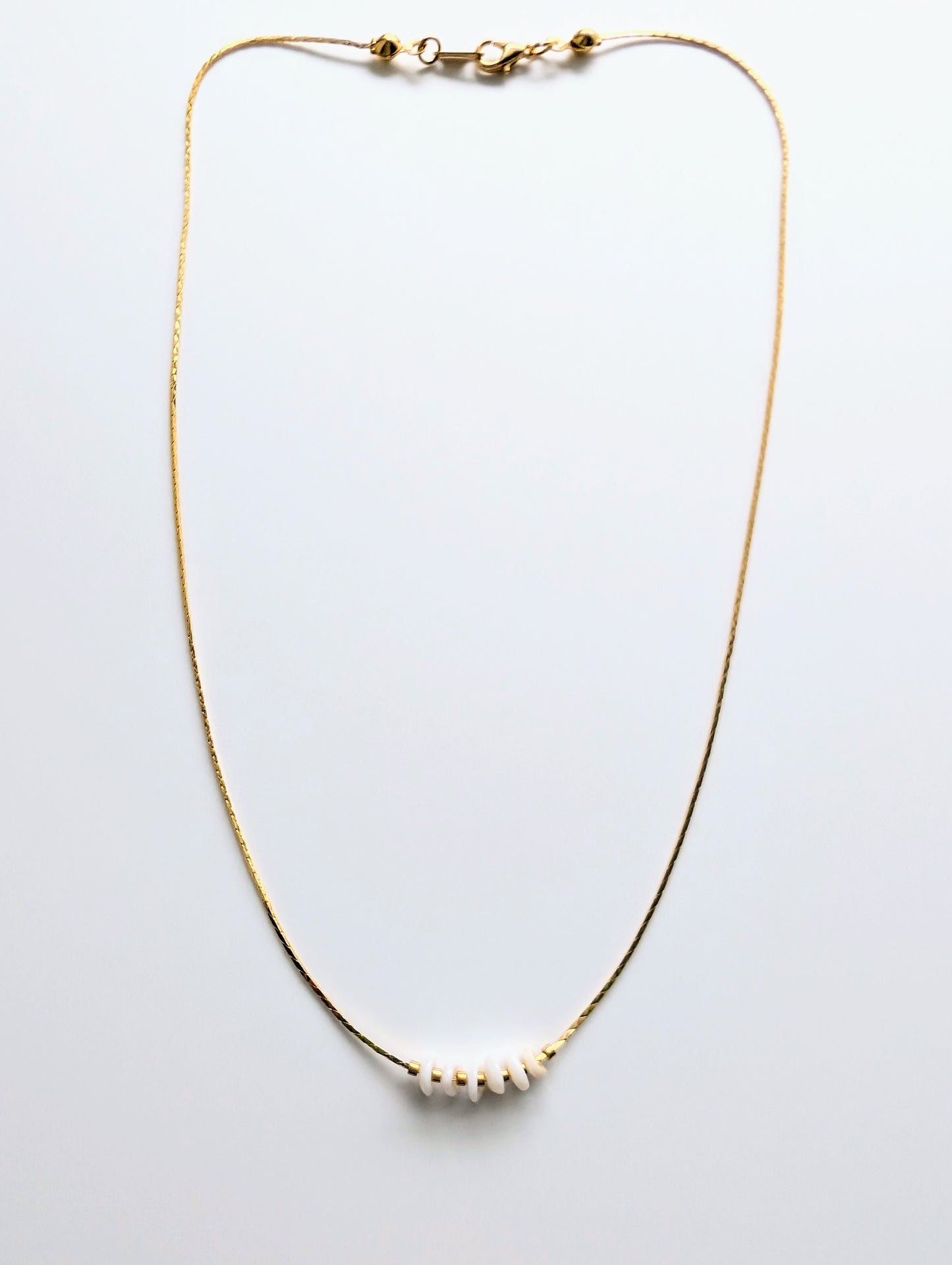 Gold Puka Necklace