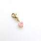 Pink Heart Mother of Pearl Shell Charm