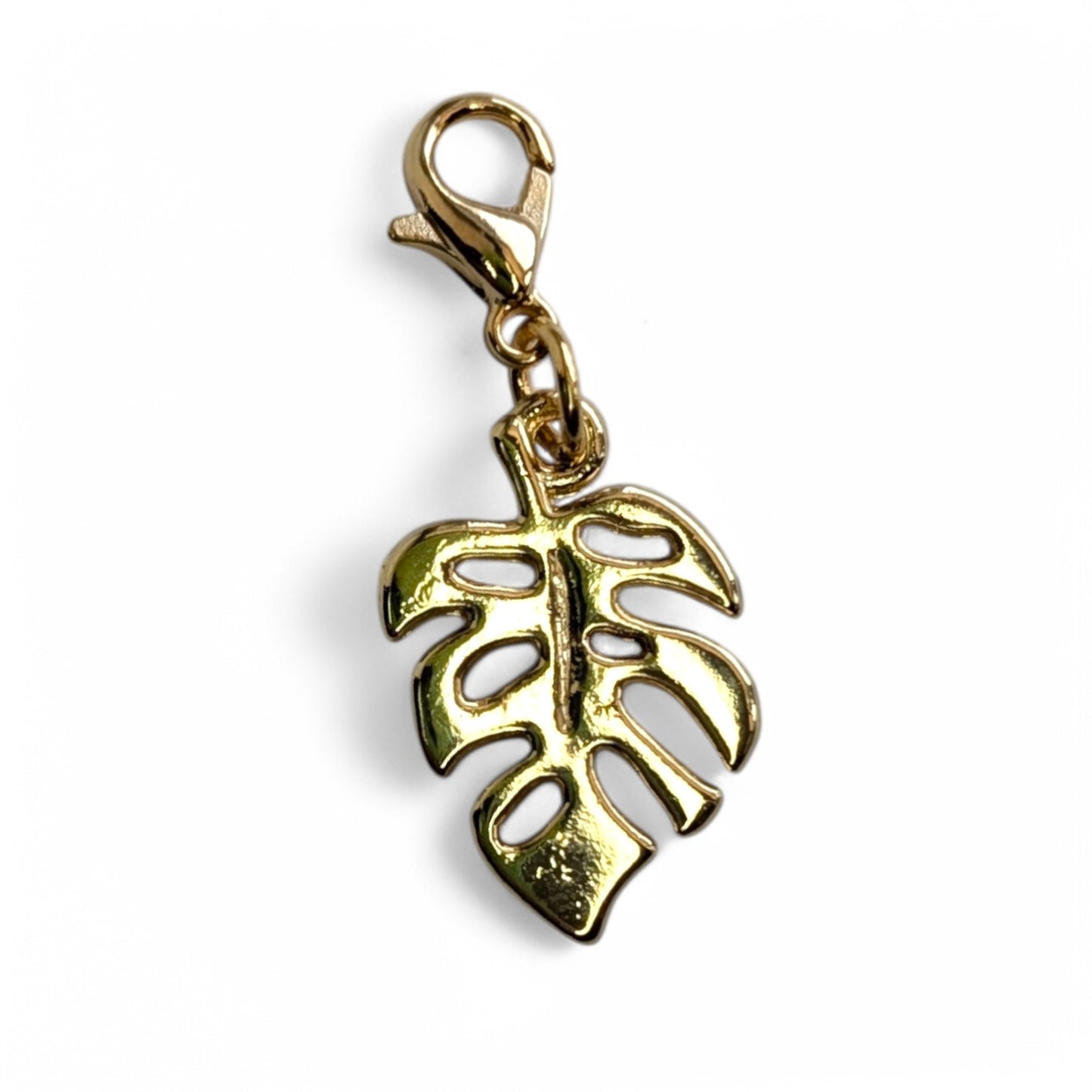 Monstera Leaf Charm