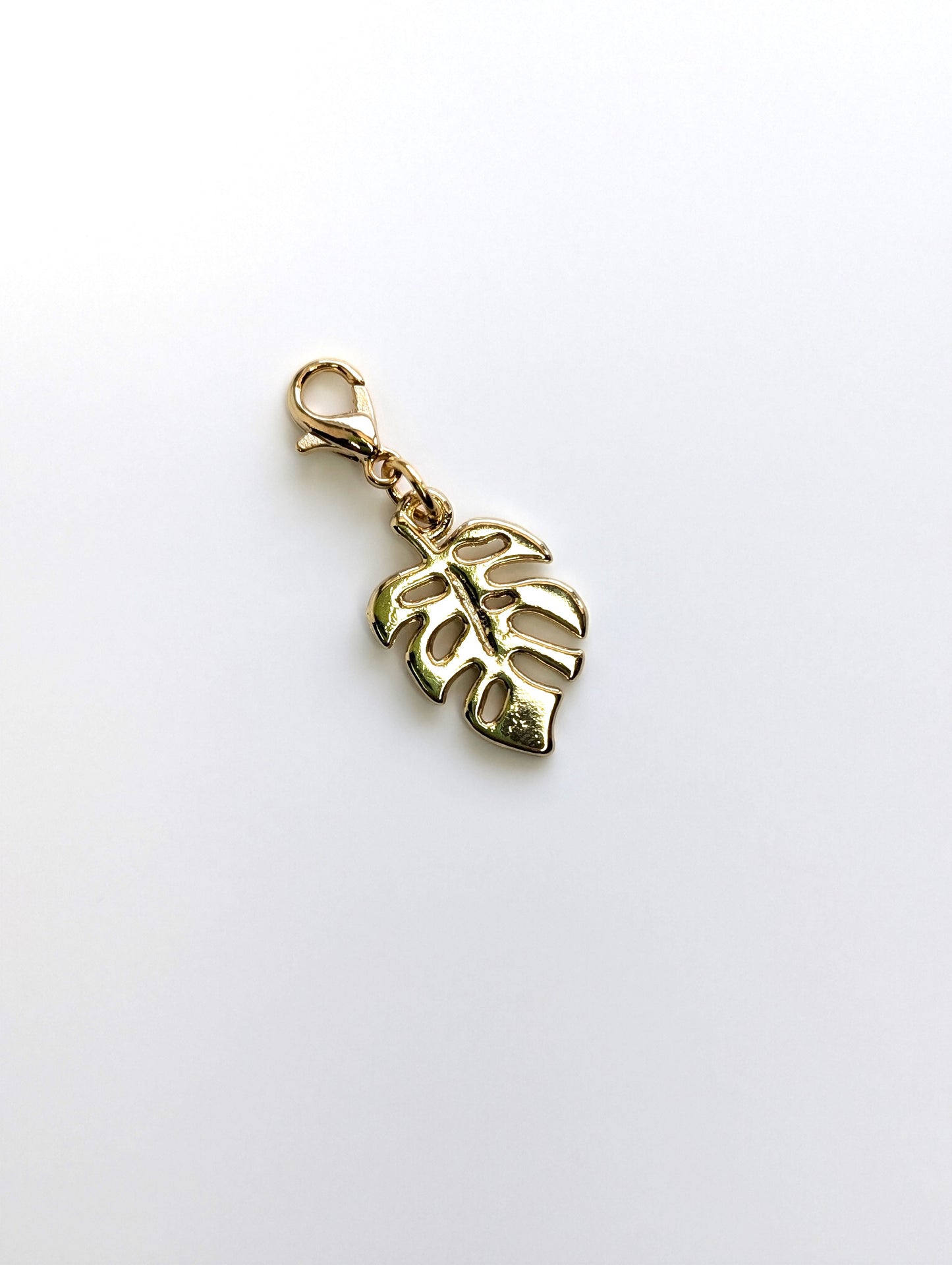 Monstera Leaf Charm