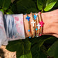 White Opal Cross Bracelet