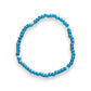Pearly Teal Sparkle Stacker Bracelet