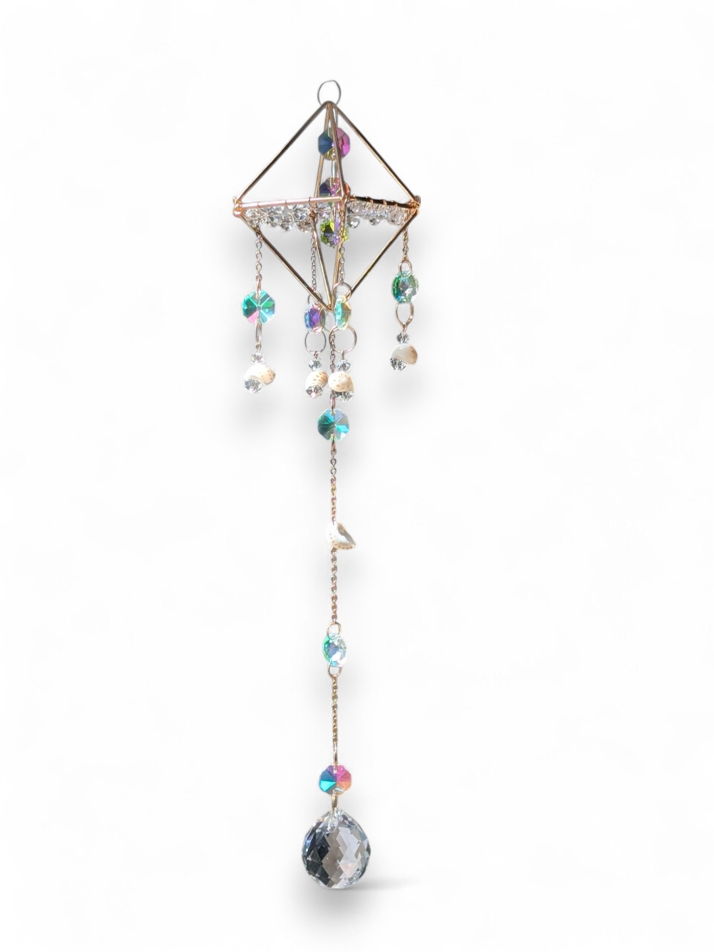 Diamond Shell Sun Catcher