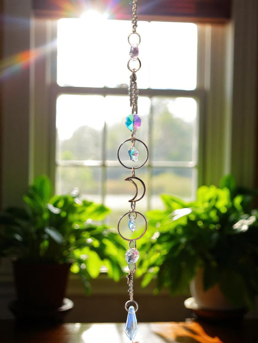 Moon & Stars Sun Catcher