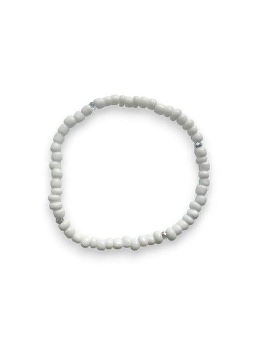 White - Sparkle Stacker Bracelet
