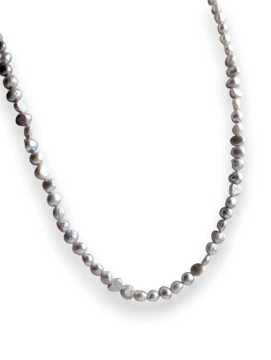 Grey Freshwater Pearl Necklace