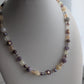 Mauve It Over Floral Beaded Necklace
