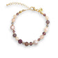 Wine not Floral Beaded Bracelet