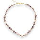 Wine Not Floral Beaded Necklace