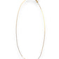 Blushing Ombre Snake Chain Necklace – blush, cream, matte white, fall florals jewelry