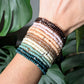 Hunter green Sparkle Stacker Bracelet