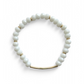White Gold Bar Bracelet