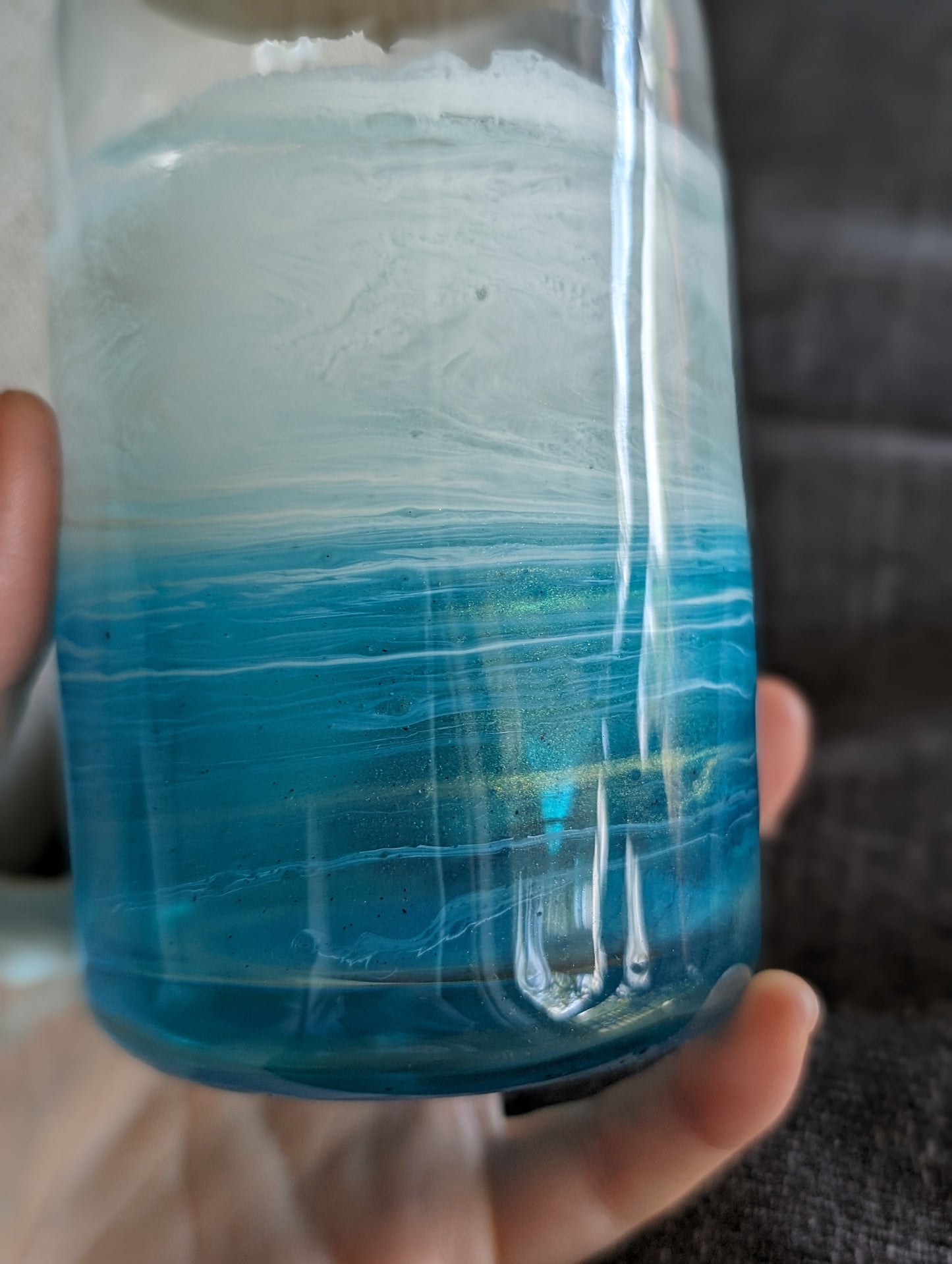 IMPERFECT Ocean Glass Tumblers 16 oz.