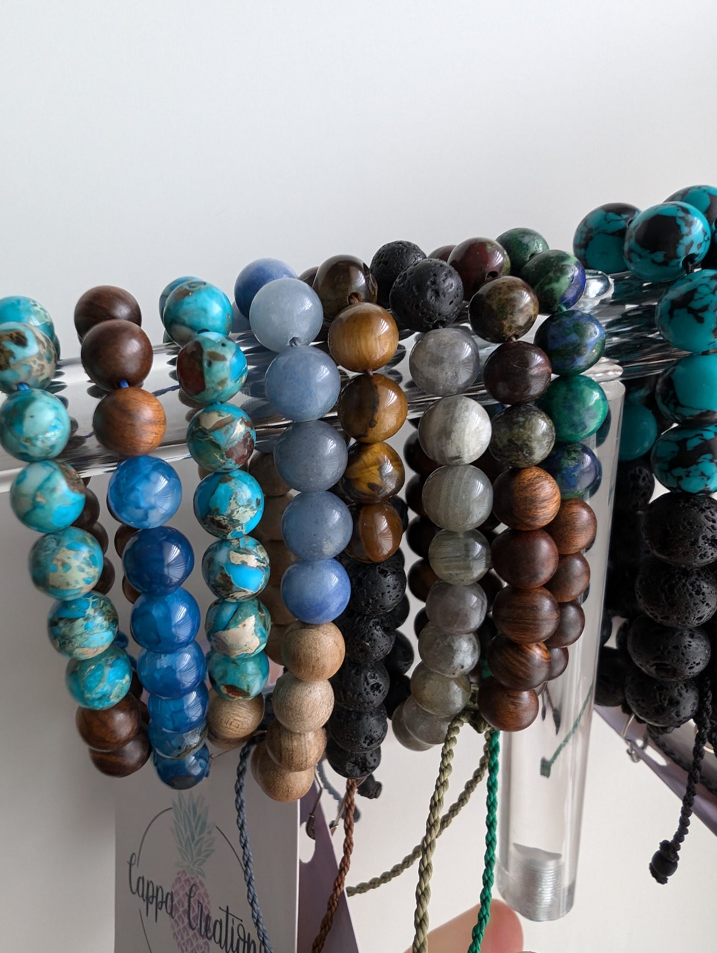 Surfer Gemstone Diffuser Bracelet