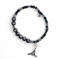 Texas Stars Silver Hockey Bracelet