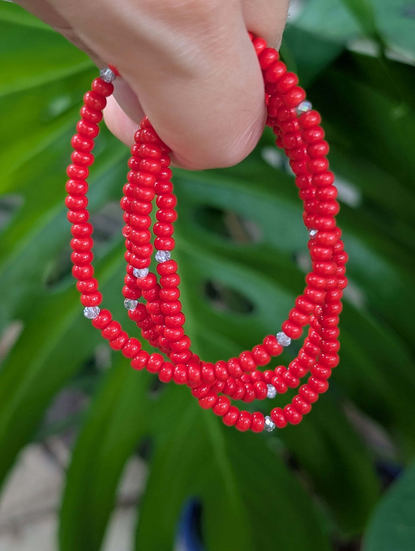 Red - Sparkle Stacker Bracelet
