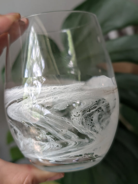 Sheer Ocean Stemless Wine glass