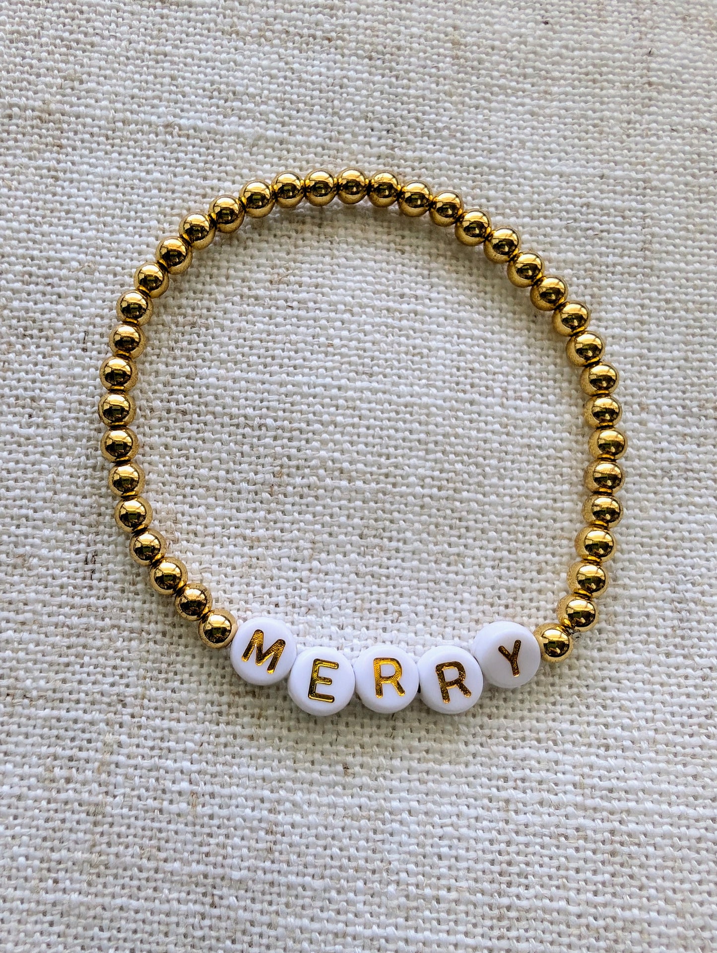 Christmas Spirit Gold Bracelet